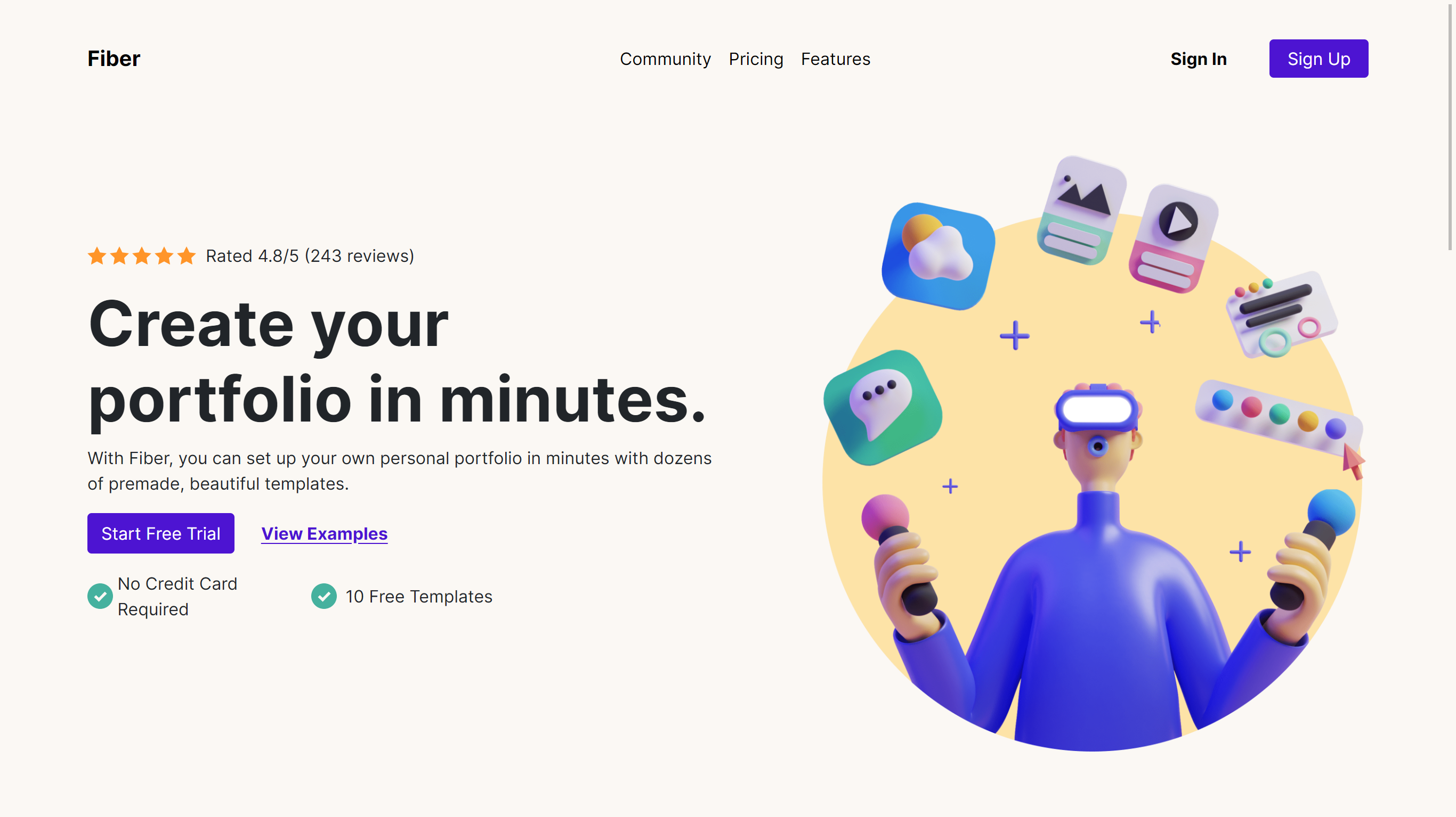 Fiber Landing Page Project